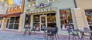 Orlando Cat Cafe exterior: kittens, coffee, play